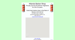 Desktop Screenshot of hilandsbarbershop.com